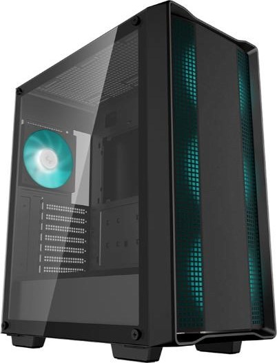 DEEPCOOL Case CC560 V2, ATX, Průhledná bočnice, 4x120mm Fan, černá