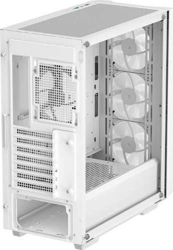 DEEPCOOL Case CG580 WH, ATX, Průhledná bočnice, bílá