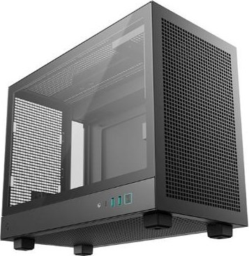 DEEPCOOL Case CH160 PLUS, mATX, Průhledná bočnice, černá