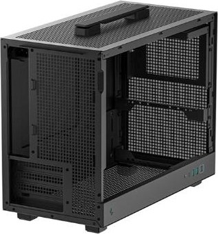 DEEPCOOL Case CH160 PLUS, mATX, Průhledná bočnice, černá