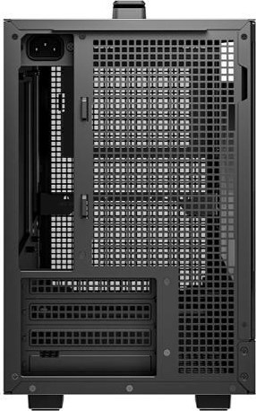 DEEPCOOL Case CH160 PLUS, mATX, Průhledná bočnice, černá