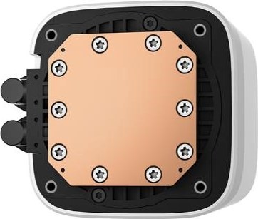 DEEPCOOL Vodní chladič LE240 WH V2, ARGB, 2x120mm, AM5, LGA1851, bílá