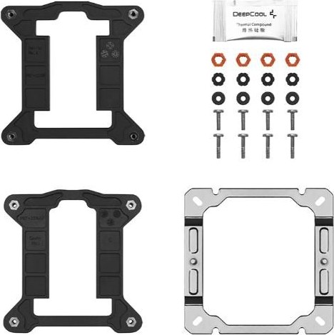 DEEPCOOL CPU Chladič AG400, 1x120mm, LGA1851, AM5, černá