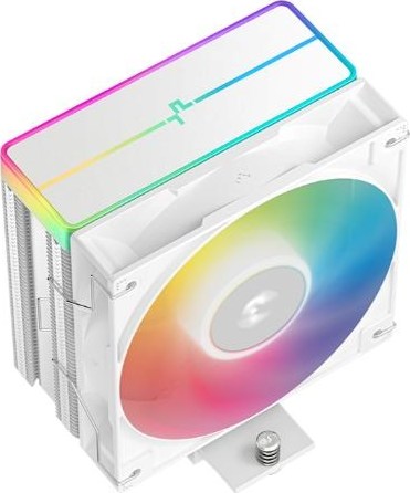 DEEPCOOL CPU Chladič AG400 WH ARGB V2, 1x120mm, LGA1851, AM5, bílá