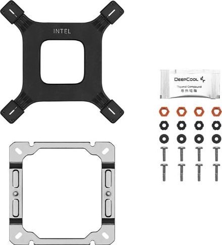 DEEPCOOL CPU Chladič AG400 WH ARGB V2, 1x120mm, LGA1851, AM5, bílá
