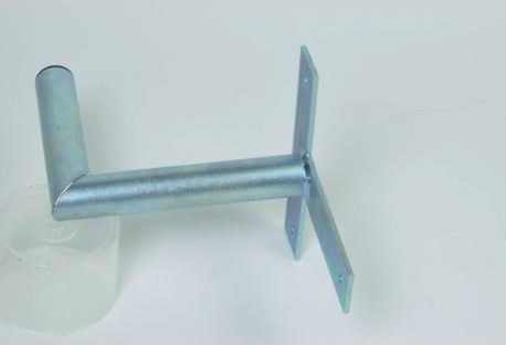 WFmetal Držák antény na zeď, tvar T, galvanický zinek, délka 25cm