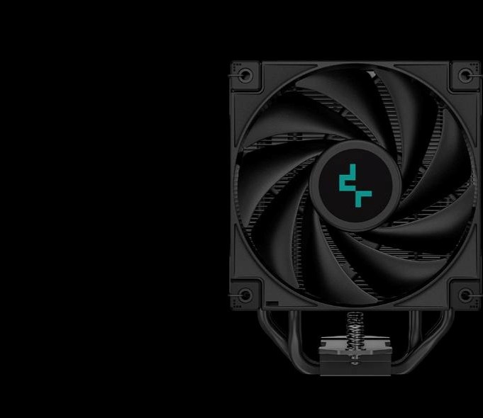 DEEPCOOL CPU Chladič AK400 ZERO DARK PLUS, 2x120mm, LGA1851, AM5, černá