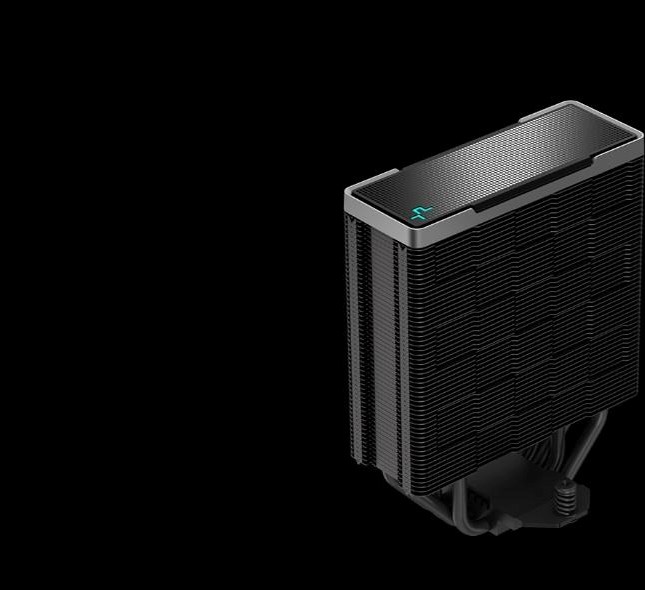 DEEPCOOL CPU Chladič AK400 ZERO DARK PLUS, 2x120mm, LGA1851, AM5, černá