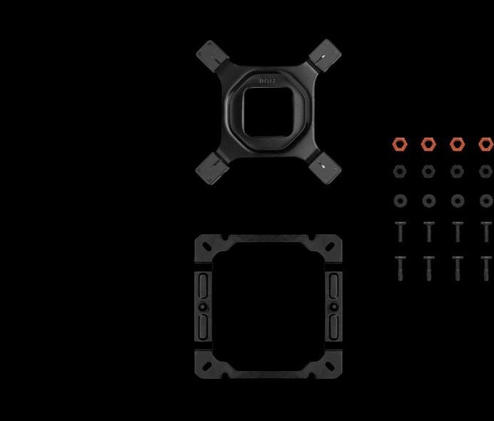 DEEPCOOL CPU Chladič AK400 ZERO DARK PLUS, 2x120mm, LGA1851, AM5, černá