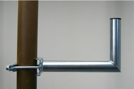 WFmetal Držák antény na stožár, galvanický zinek, délka 30cm
