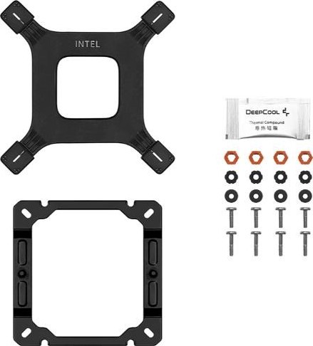 DEEPCOOL CPU Chladič AG500 BK ARGB V2, 1x120mm, LGA1851, AM5, černá