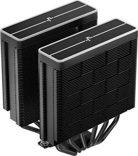 DEEPCOOL CPU Chladič AG620 BK ARGB V2, 2x120mm, LGA1851, AM5, černá