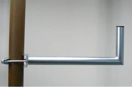 WFmetal Držák antény na stožár, galvanický zinek, délka 50cm