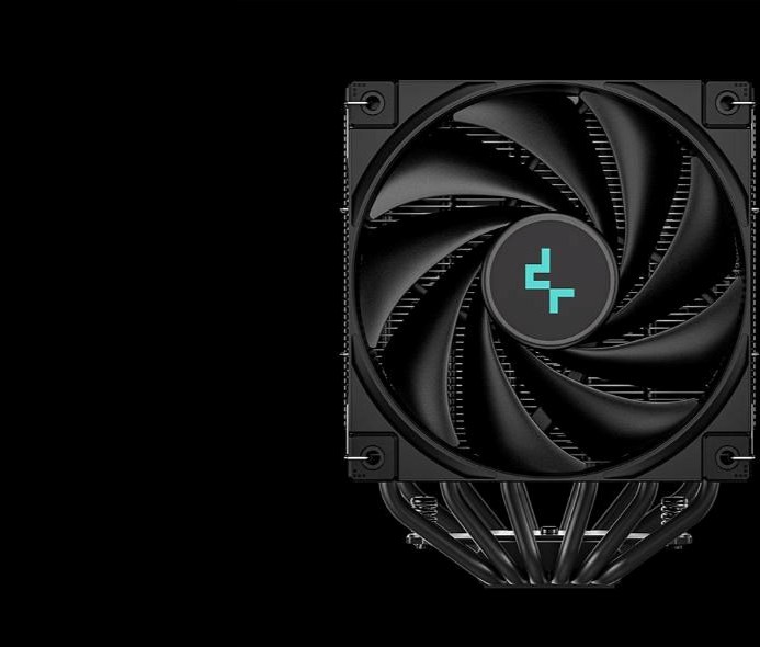 DEEPCOOL CPU Chladič AK620 ZERO DARK, 2x120mm, LGA1851, AM5, černá