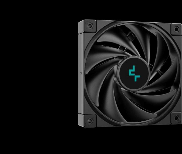 DEEPCOOL CPU Chladič AK620 ZERO DARK, 2x120mm, LGA1851, AM5, černá