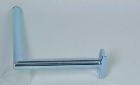 WFmetal Držák antény na stožár, galvanický zinek, délka 35cm, výška 50cm