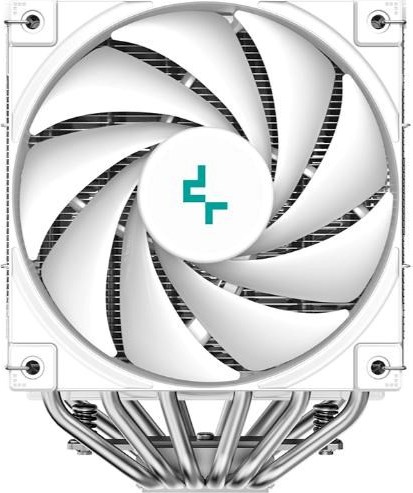 DEEPCOOL CPU Chladič AK620 DIGITAL SE WH, ARGB, 2x120mm, LGA1851, AM5, bílá