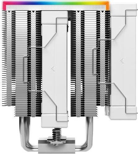 DEEPCOOL CPU Chladič AK620 DIGITAL SE WH, ARGB, 2x120mm, LGA1851, AM5, bílá