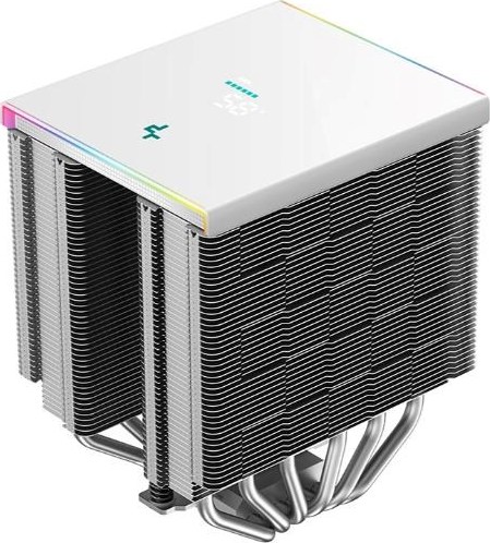 DEEPCOOL CPU Chladič AK620 DIGITAL SE WH, ARGB, 2x120mm, LGA1851, AM5, bílá