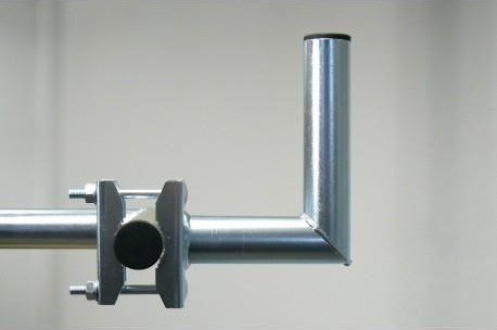 WFmetal Držák antény na balkón, galvanický zinek, délka 15cm