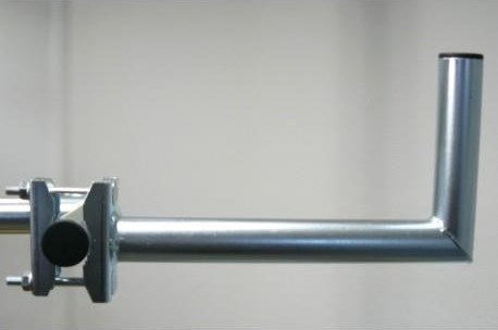 WFmetal Držák antény na balkón, galvanický zinek, délka 35cm