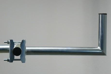 WFmetal Držák antény na balkón, galvanický zinek, délka 40cm