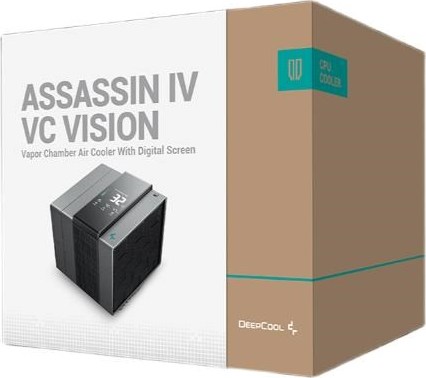 DEEPCOOL CPU Chladič ASSASSIN IV VC VISION, 1x120mm, 1x140mm, LGA2066, AM5, černá