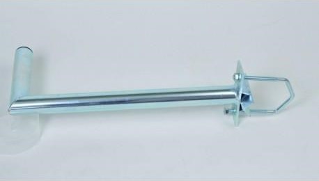 WFmetal Držák antény na stožár s vinklem, galvanický zinek, délka 50cm