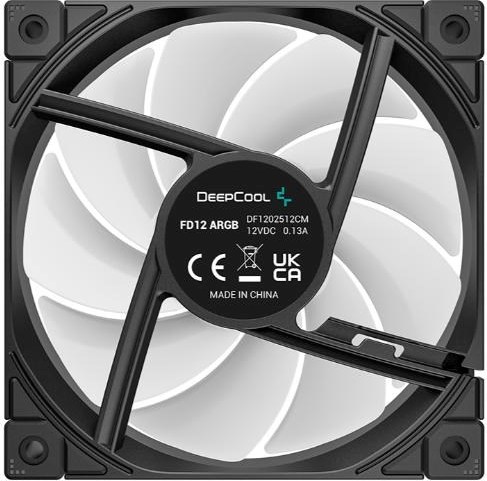 DEEPCOOL Ventilátor FD12 ARGB 3v1, 3x120mm, ARGB, černá