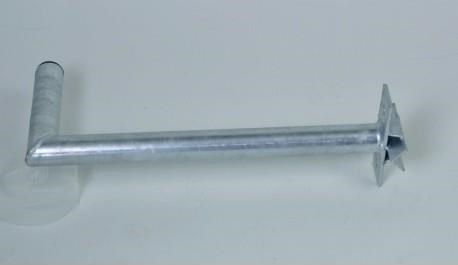 WFmetal Držák antény na stožár s vinklem, žárový zinek, délka 50cm