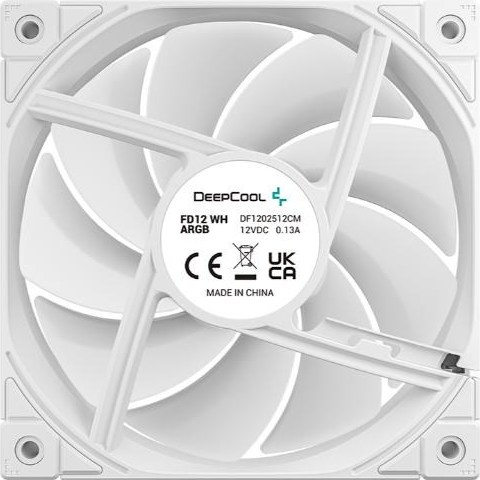 DEEPCOOL Ventilátor FD12 ARGB WH 3v1, 3x120mm, ARGB, bílá