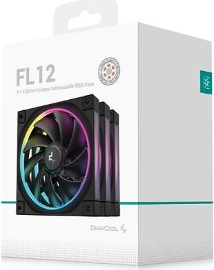 DEEPCOOL Ventilátor FL12 3v1, 3x120mm, ARGB, černá