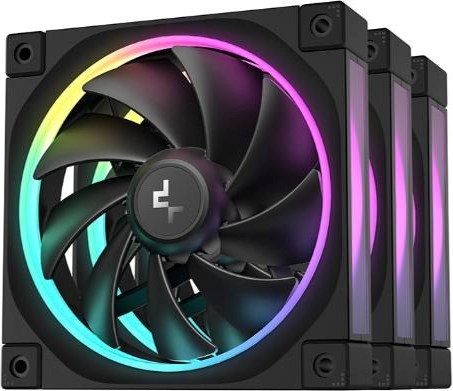 DEEPCOOL Ventilátor FL12 3v1, 3x120mm, ARGB, černá