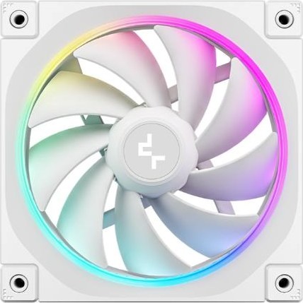 DEEPCOOL Ventilátor FL12 WH 3v1, 3x120mm, ARGB, bílá