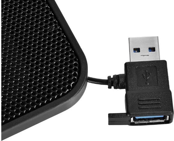 DEEPCOOL Chladící podložka U PAL, pod notebook, černá