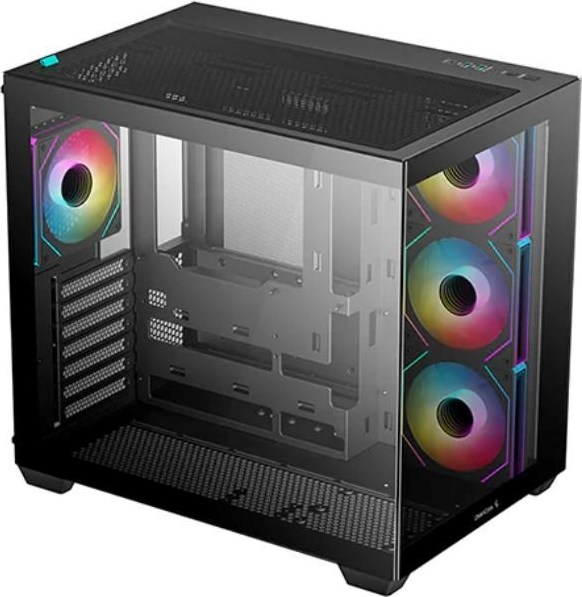 DEEPCOOL Case CG530 4F, ATX, Průhledná bočnice, černá