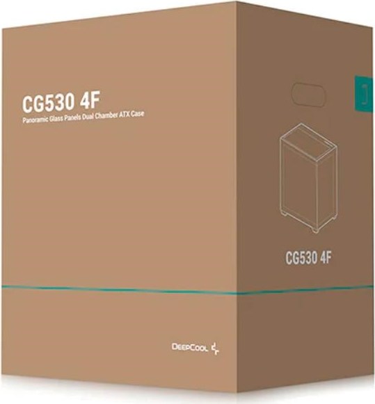 DEEPCOOL Case CG530 4F, ATX, Průhledná bočnice, černá