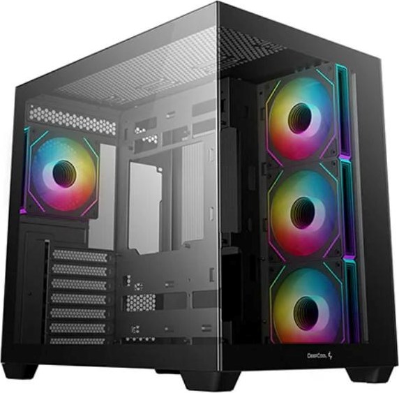 DEEPCOOL Case CG530 4F, ATX, Průhledná bočnice, černá