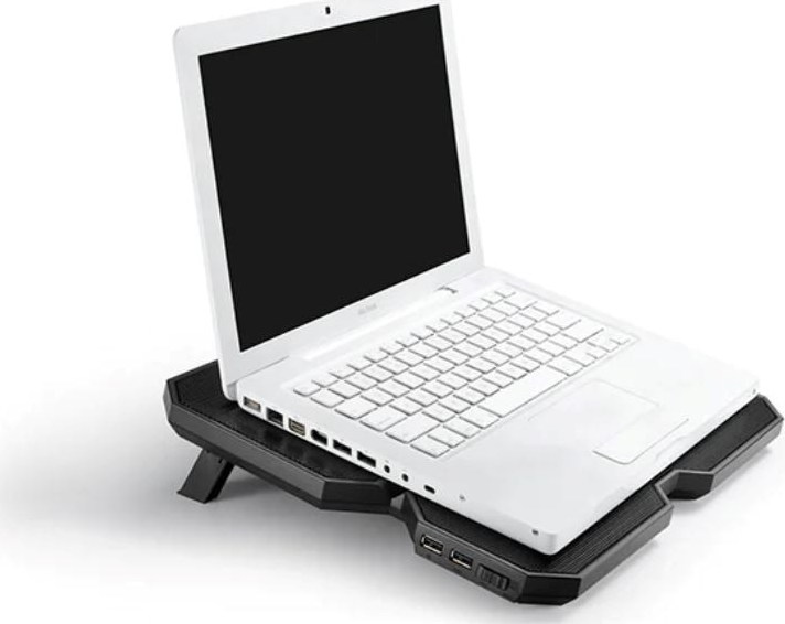 DEEPCOOL Chladící podložka Multi Core X6, pod notebook, černá