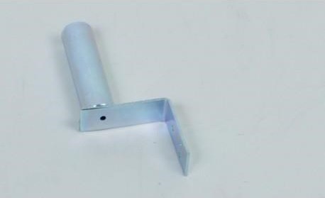 WFmetal Držák antény na zeď mini, galvanický zinek, délka 8,5cm, výška 12cm