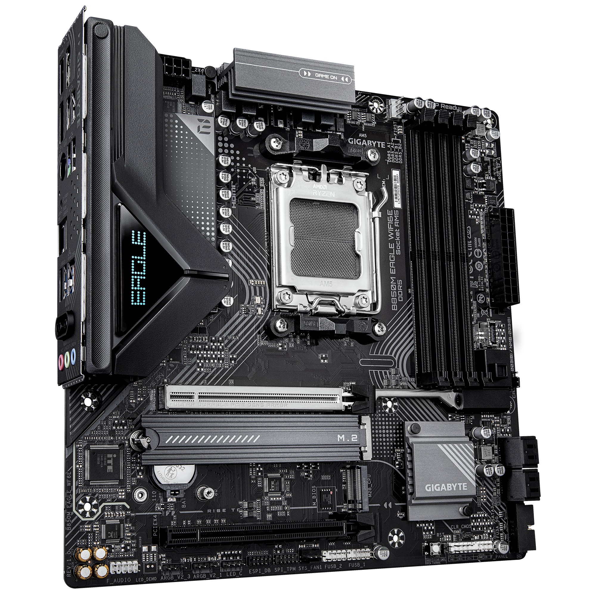 GIGABYTE MB Sc AM5 B850M EAGLE WF6E, AMD B850, 4xDDR5, 1xHDMI, 2xDP, Wifi, mATX