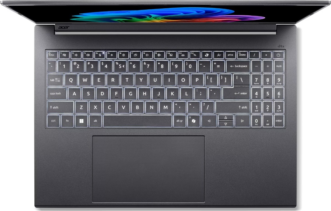 ACER NTB Aspire 16 AI (A16-52M-78L6),Ultra 7 258V,16"WUXGA,32GB,1TB SSD,Intel Arc 130V,W11H,Gray