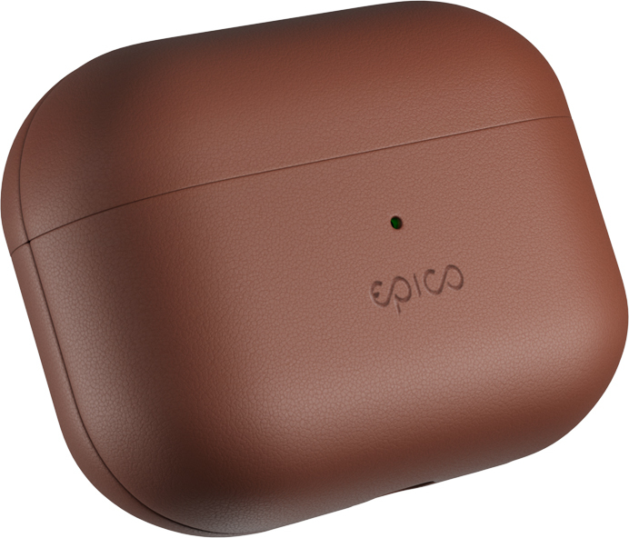 Epico kožené pouzdro AirPods Pro 3 - hnědá