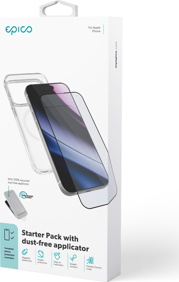 Epico StarterPack iPhone 17 Pro Max - sklo + kryt