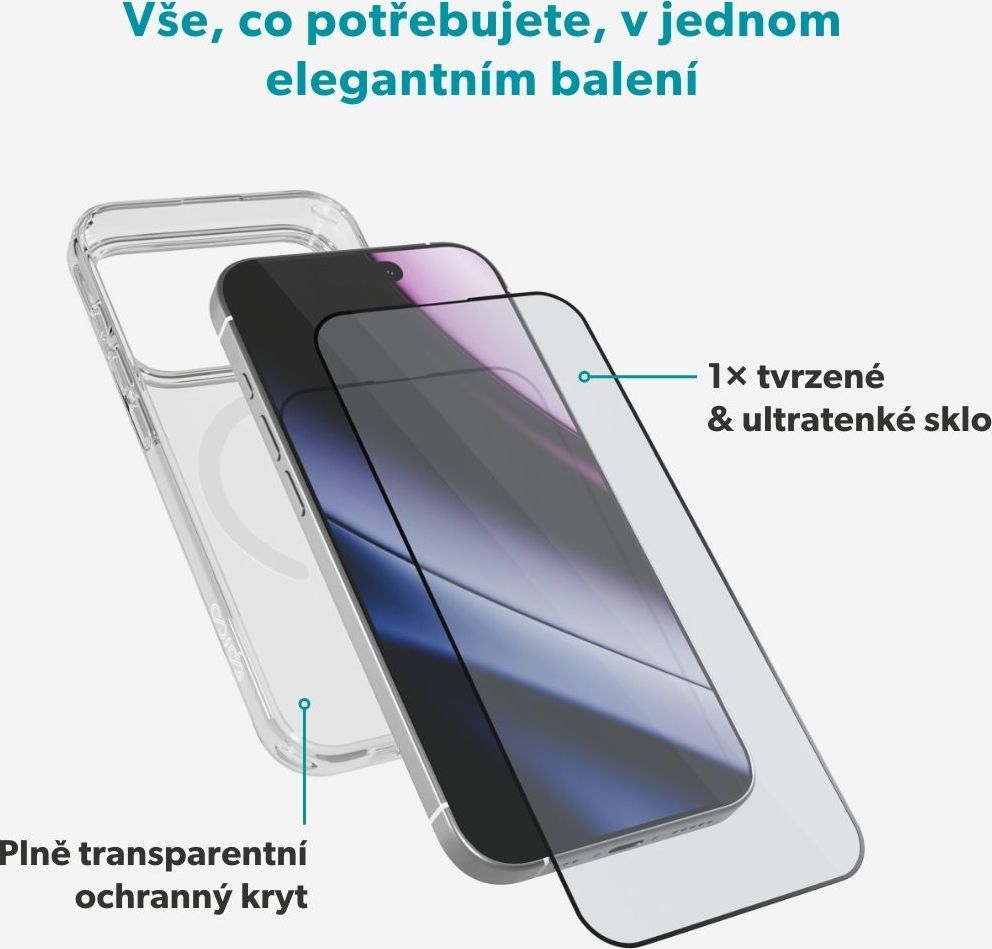 Epico StarterPack iPhone 17 Pro Max - sklo + kryt