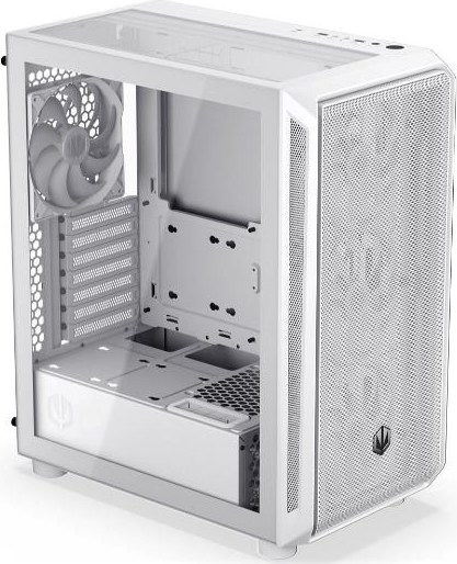 ENDORFY Case Arx 500 ARGB, Průhledná bočnice, ATX, 4x140mm ARGB Fan, bílá