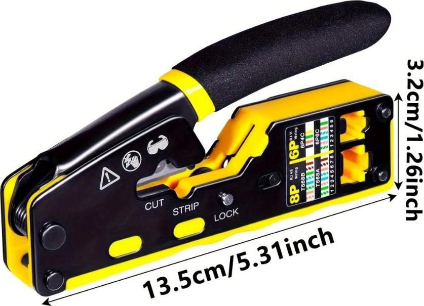 PremiumCord Kleště krimpovací pro konektory RJ45