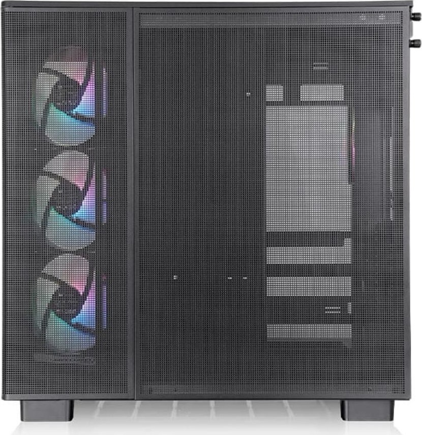THERMALTAKE Case View 380 XL TG ARGB, ATX, Průhledná bočnice, 4x 120mm ARGB Fan, černá