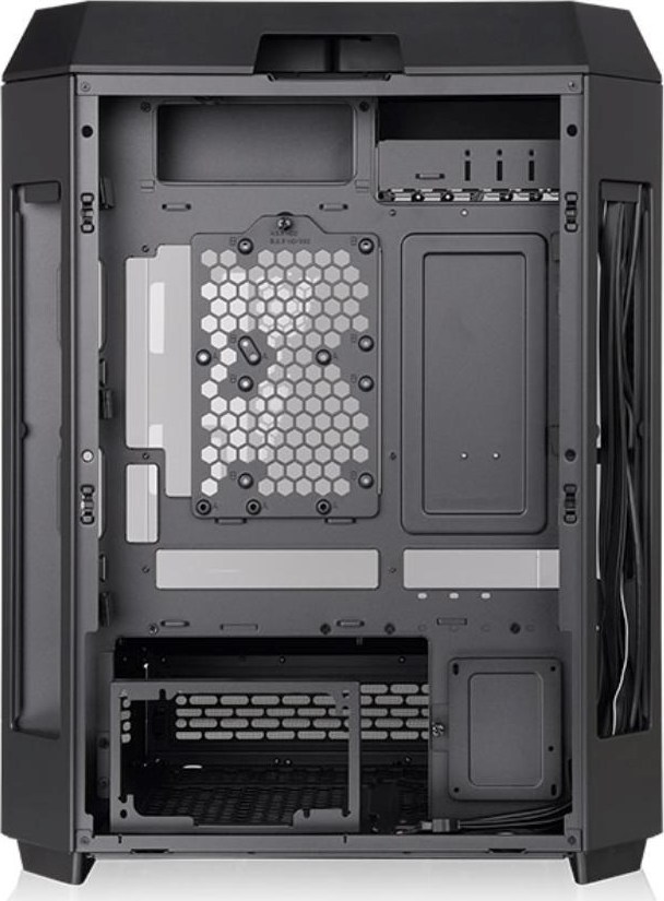 THERMALTAKE Case The Tower 600, ATX, Průhledná bočnice, 2x 140mm Fan, černá