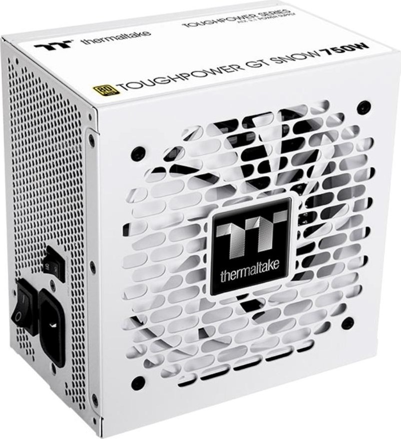 THERMALTAKE zdroj 750W Toughpower GT, 120mm, Plně modulární, 80+ Gold, bílá